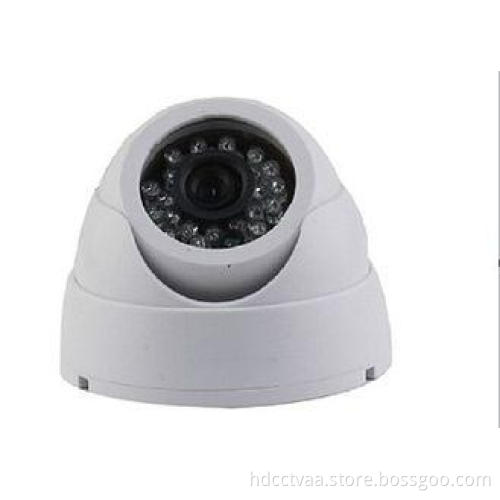 720P 1.0 Megapixel 0.001LUX IR Dome CCTV Camera With Auto W